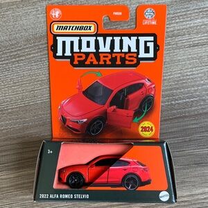 Matchbox 2022 Red Alfa Romeo Stelvio Diecast Car Moving Parts 37/54 37 2024 New